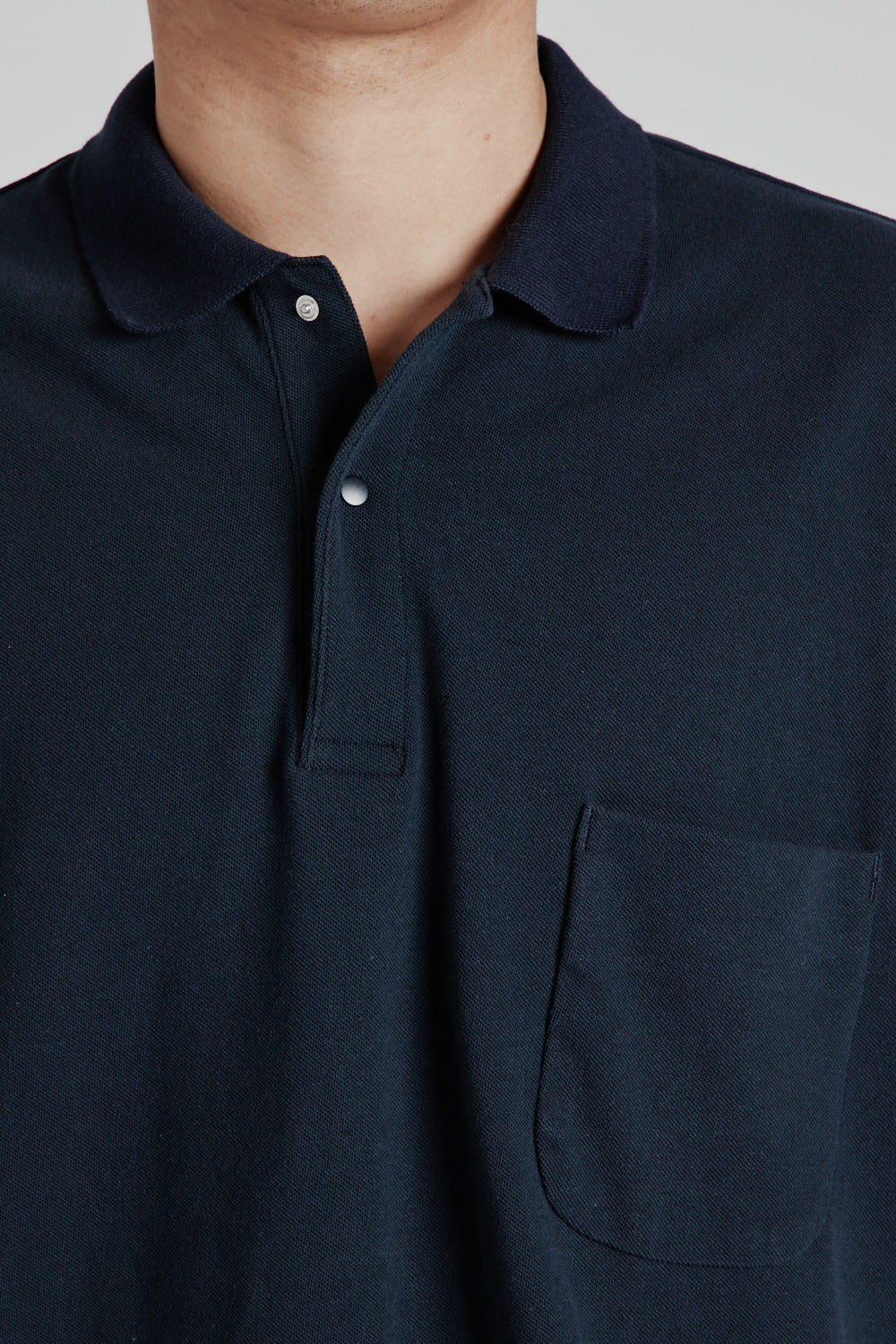 S/S Polo Shirt - Navy - Wallace Mercantile Shop