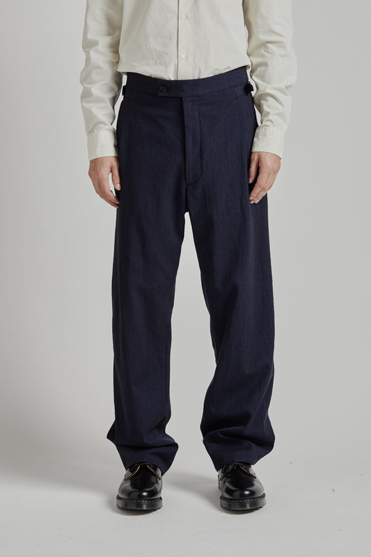 Nanamica Seamless Pleat Pants Navy 2