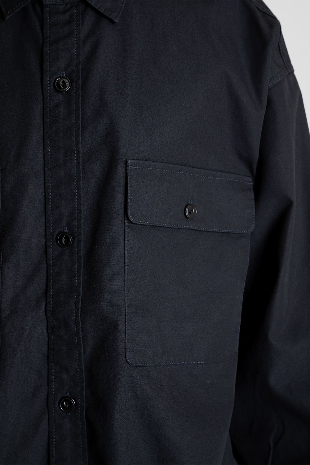 Nanamica Utility Light Wind Shirt in Black