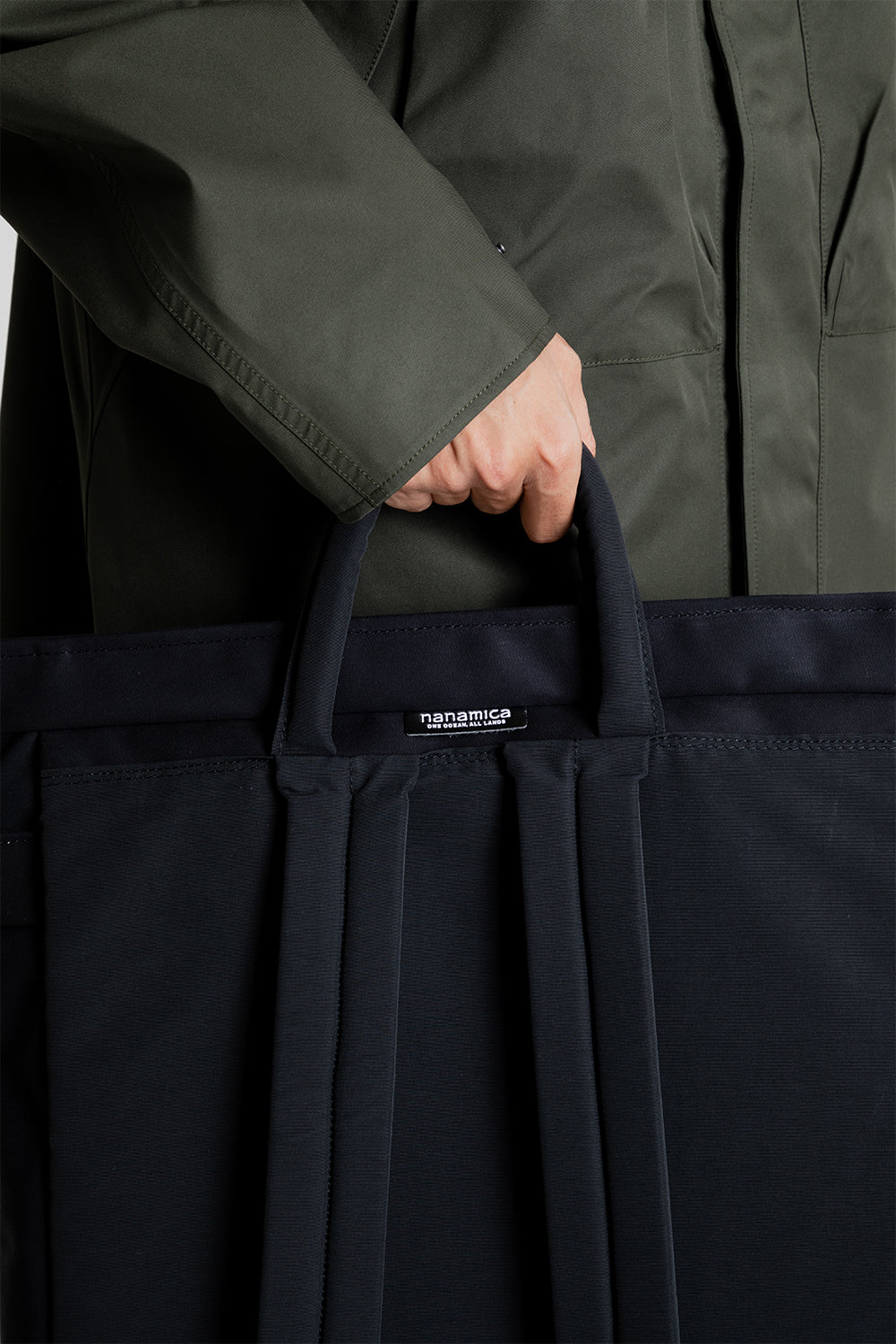 Nanamica Water Repellent Helmet Bag in Black