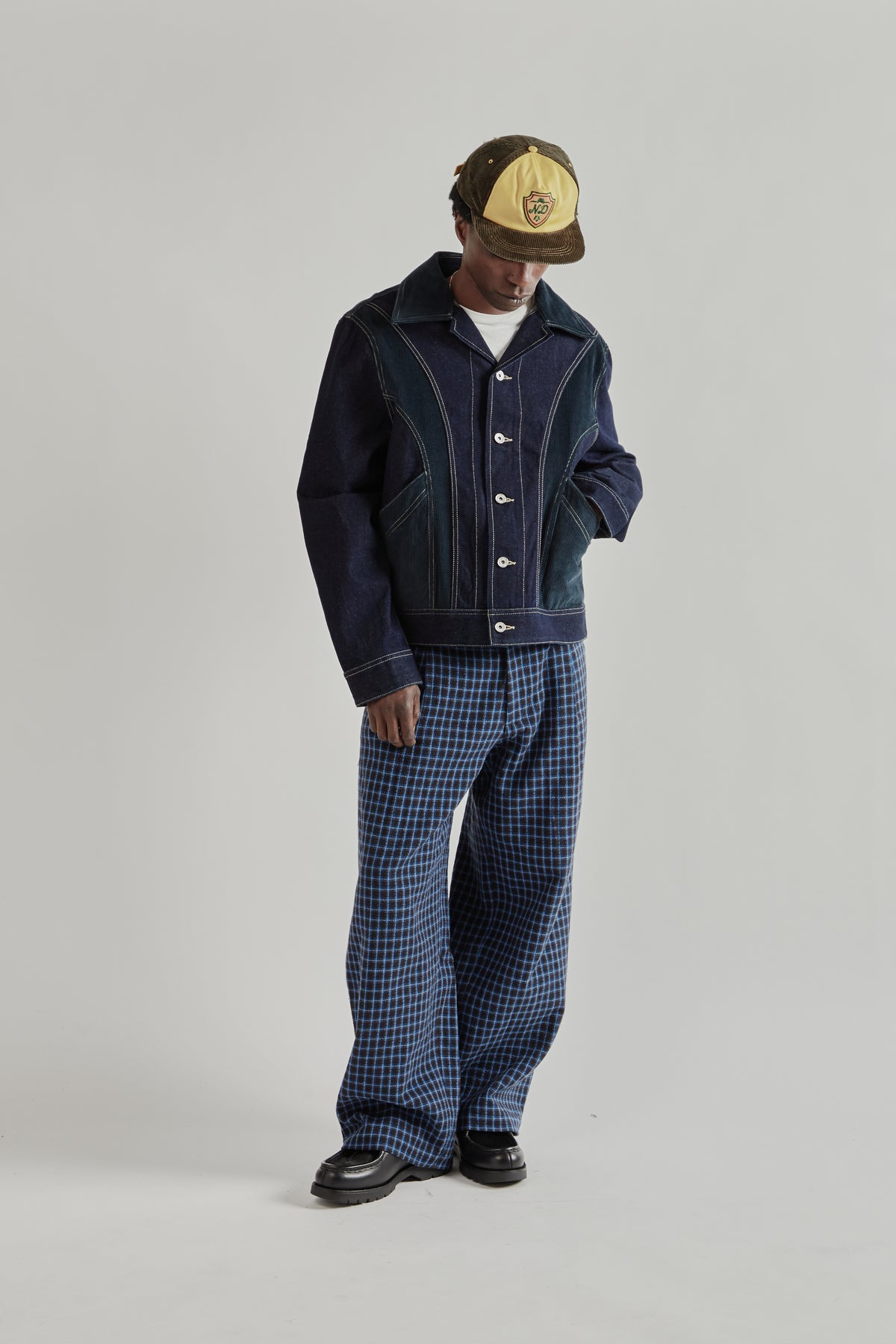 Nicholas Daley SS26 Rebel Jacket Dark Indigo3922