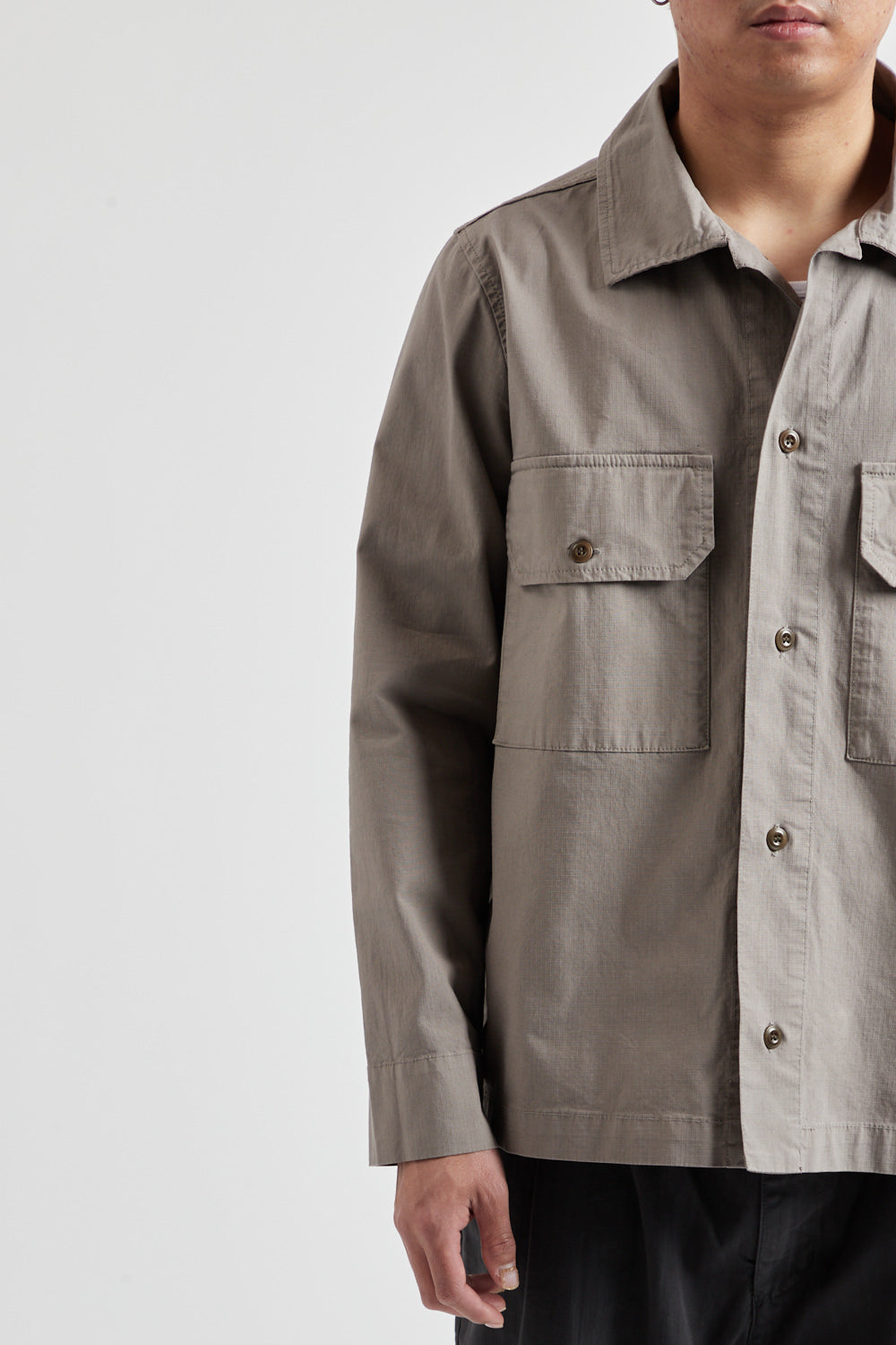 Cargo Overshirt - Cement Grey