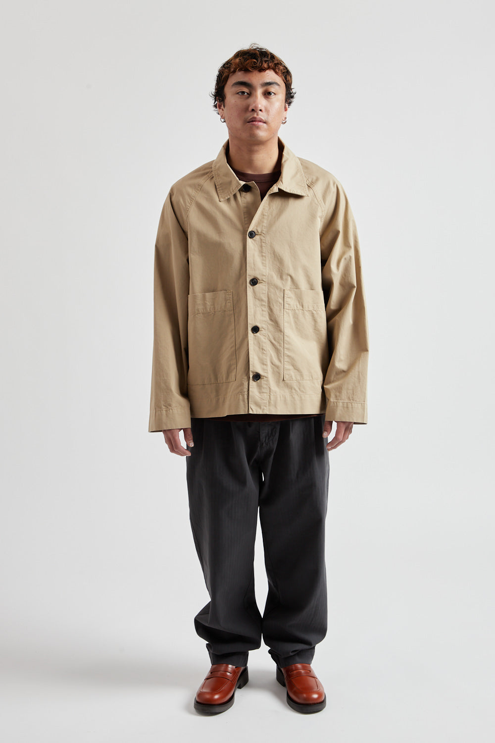 Coath Overshirt - Beige - Wallace Mercantile Shop