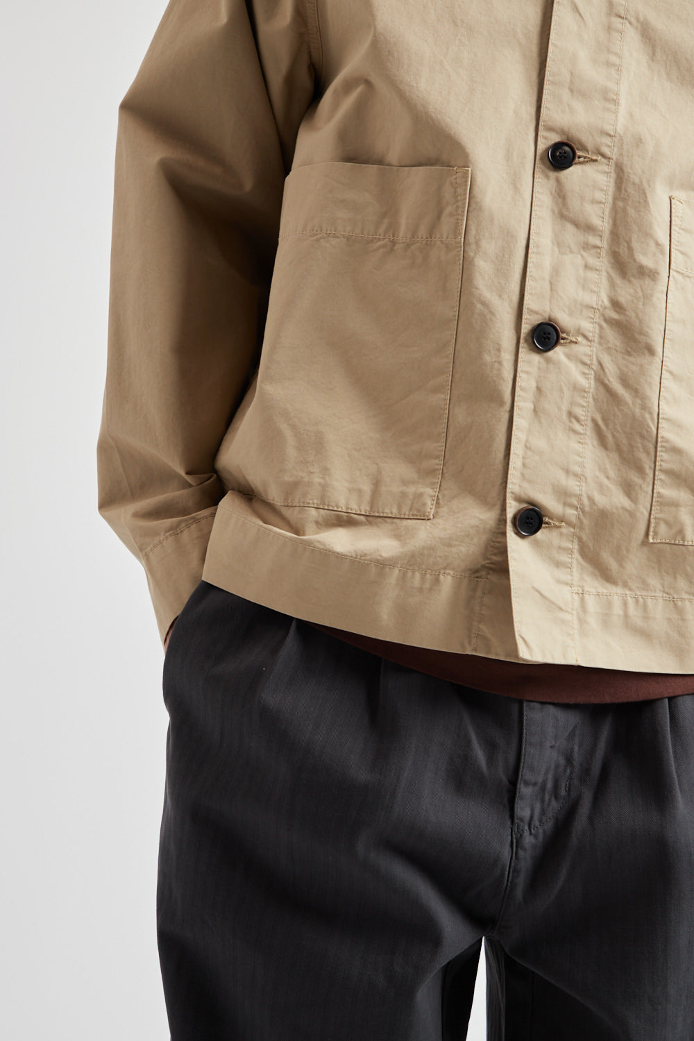 Coath Overshirt - Beige - Wallace Mercantile Shop
