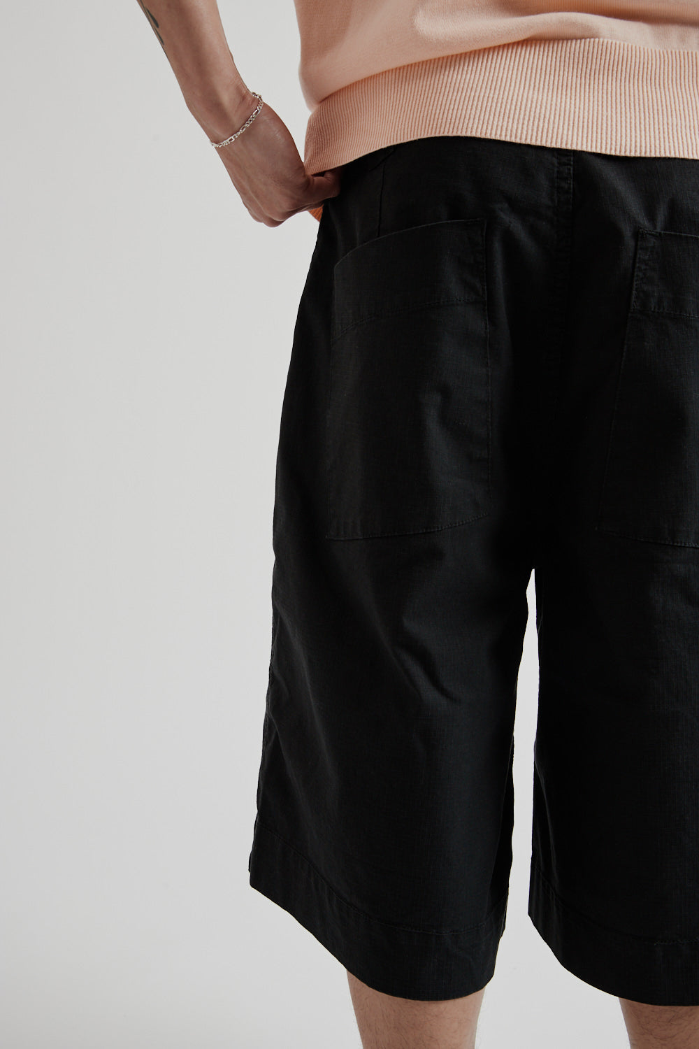 Daddy Bermuda Shorts - Black - Wallace Mercantile Shop