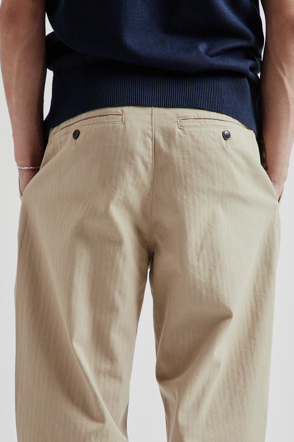 Double Pleat Pants - Putty - Wallace Mercantile Shop