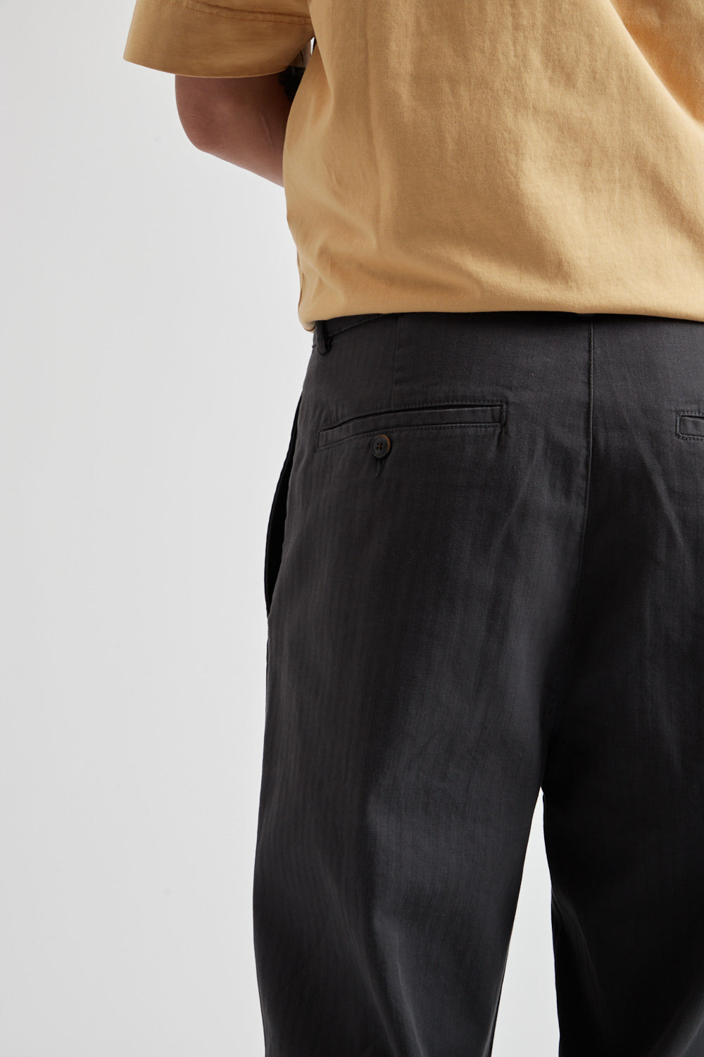Double Pleat Pants - Charcoal - Wallace Mercantile Shop