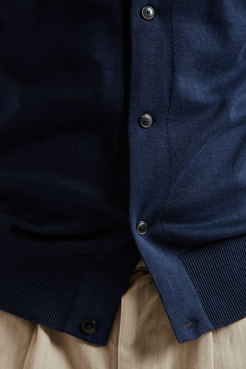 Harry Cardigan - Navy - Wallace Mercantile Shop