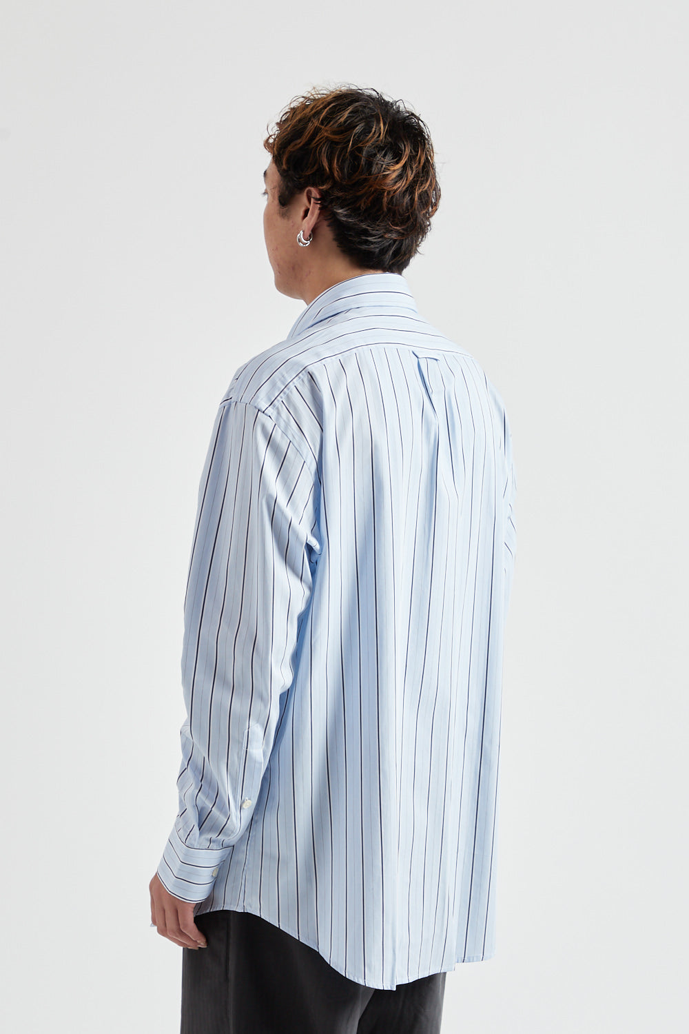 Joseph Stripes - Sky Blue/Navy Stripes