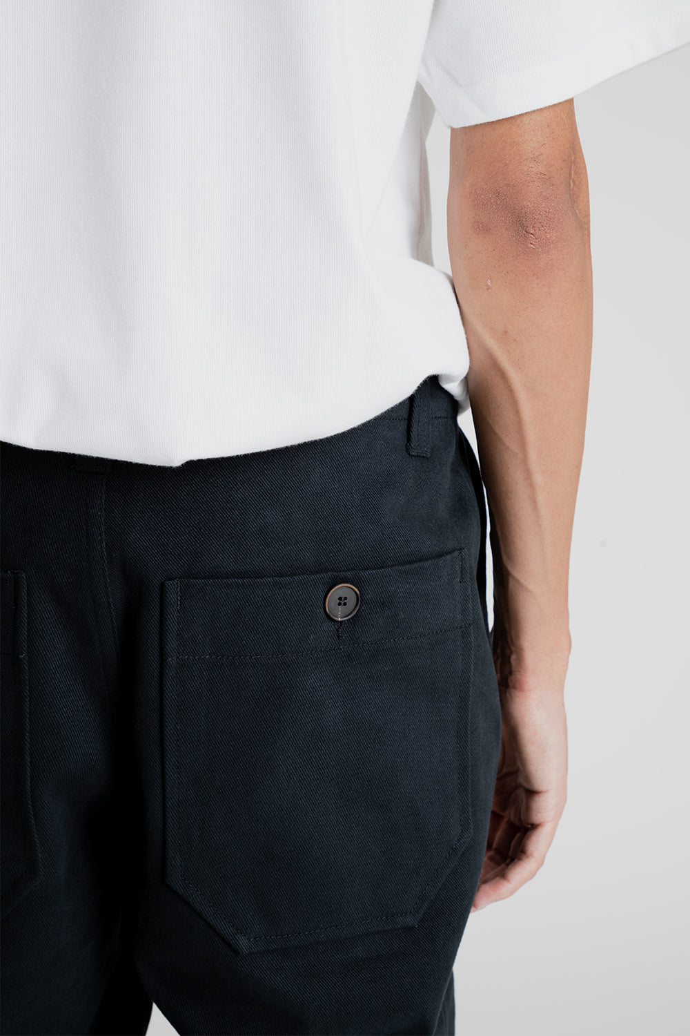 Parages Dock Twill Pants in Black