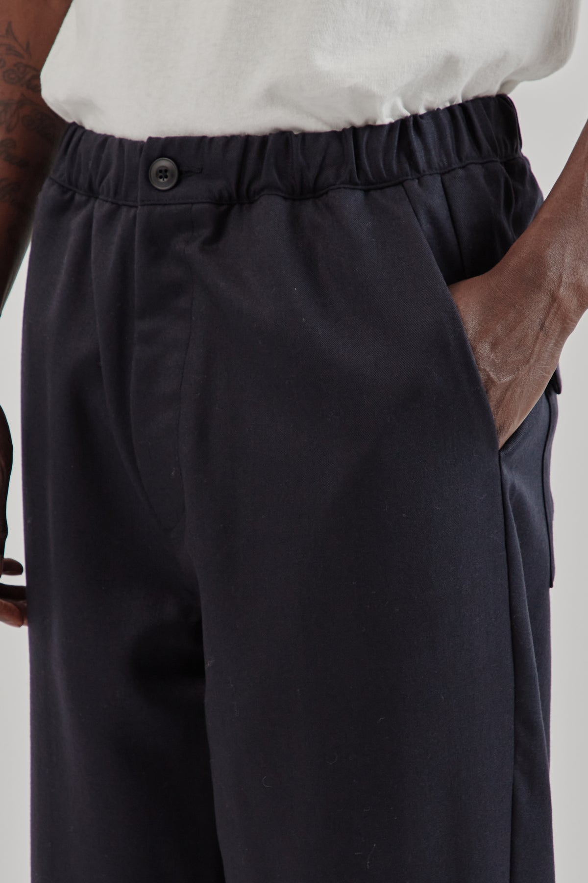 Parages FW25 Nomad Wool Pants Navy 6