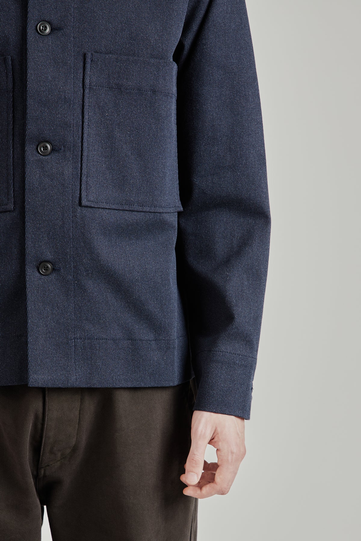 Box Overshirt - Navy
