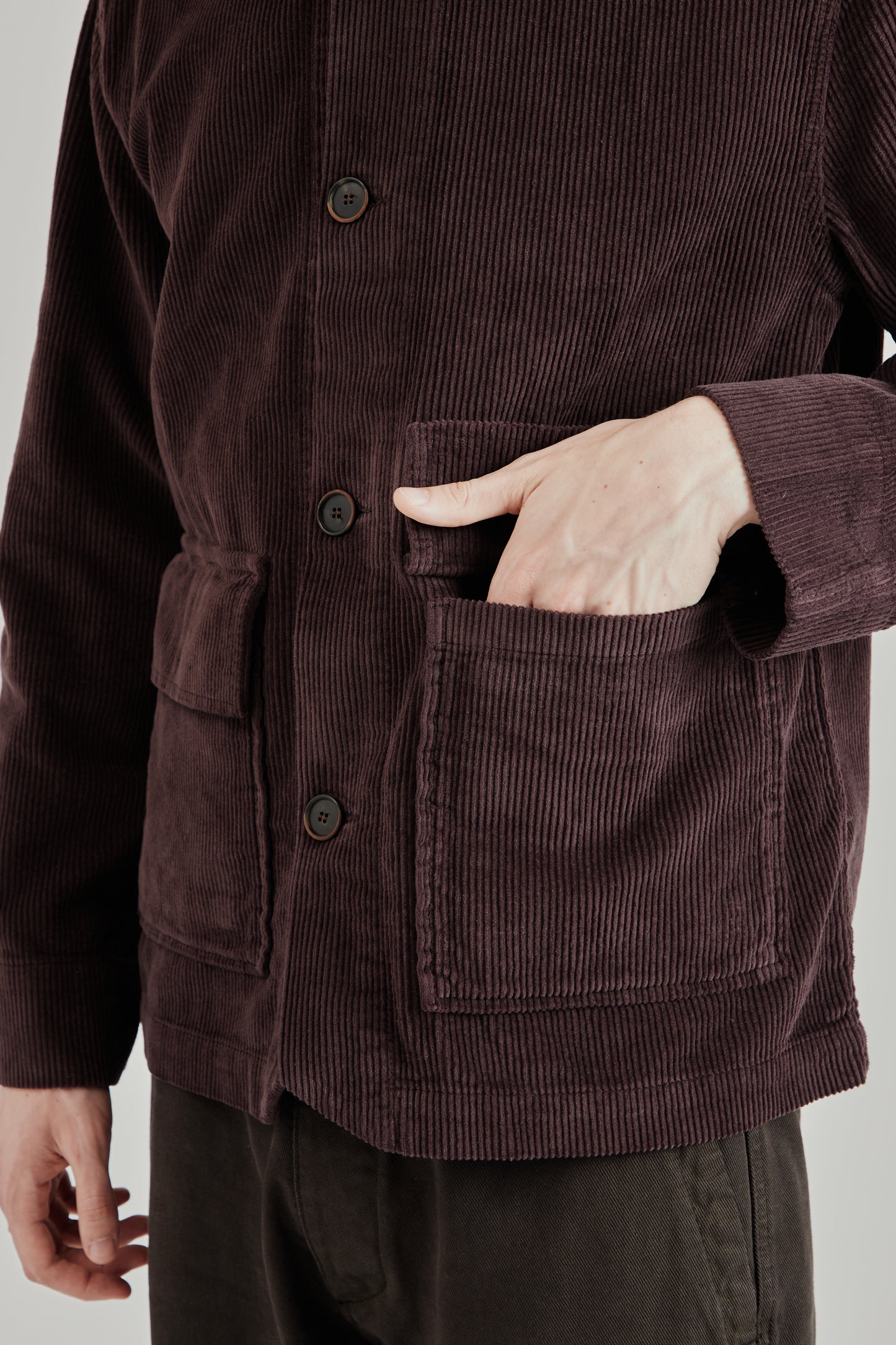 Dubliner Cord Jacket - Plum