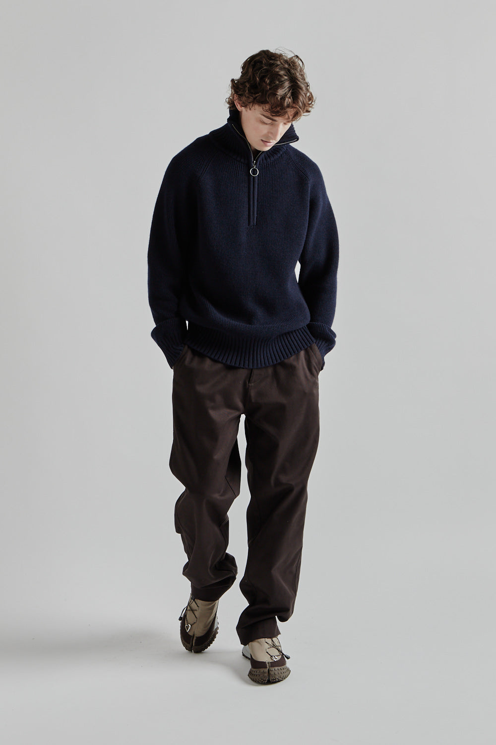 Parages Trucker Jumper Navy 12
