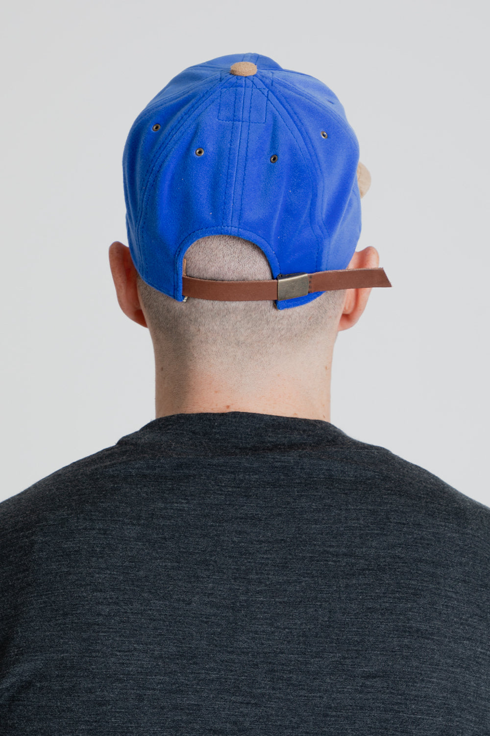 Poten Pig Suede 2 Tone Cap in Blue