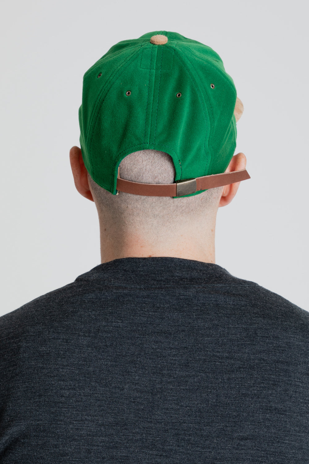 Poten Pig Suede 2 Tone Cap in Green