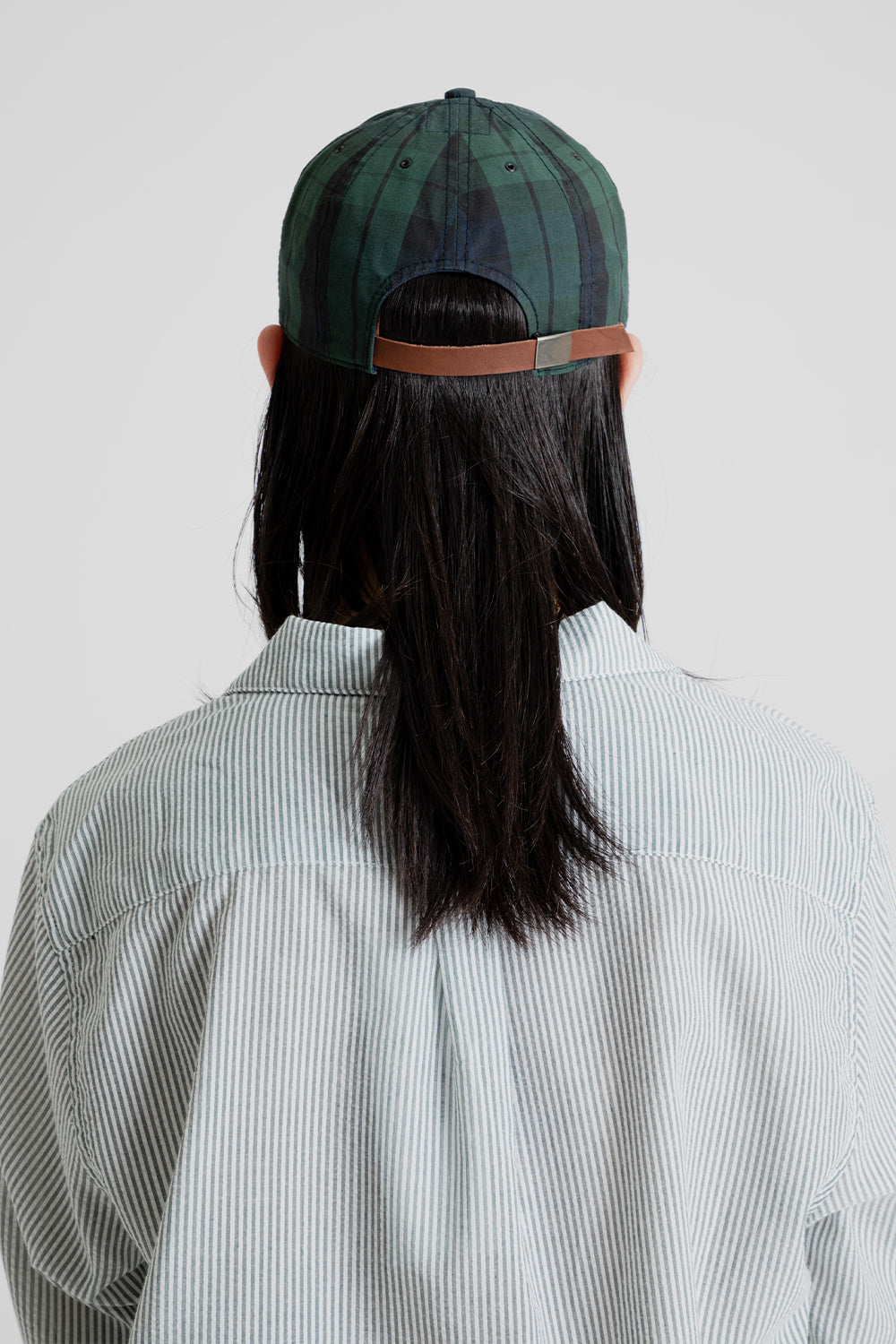 Poten Tartan Cap in Navy