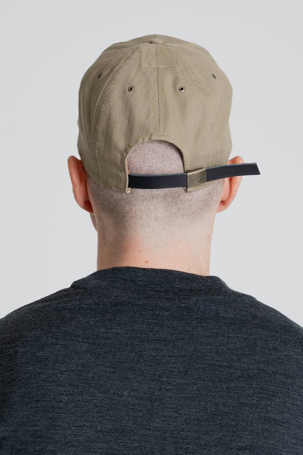 Poten US Herringbone Cap in Beige
