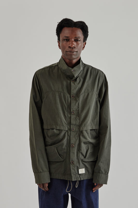 Ranra FW25 Epitome Canvas Nylon LS Shirt Peat4