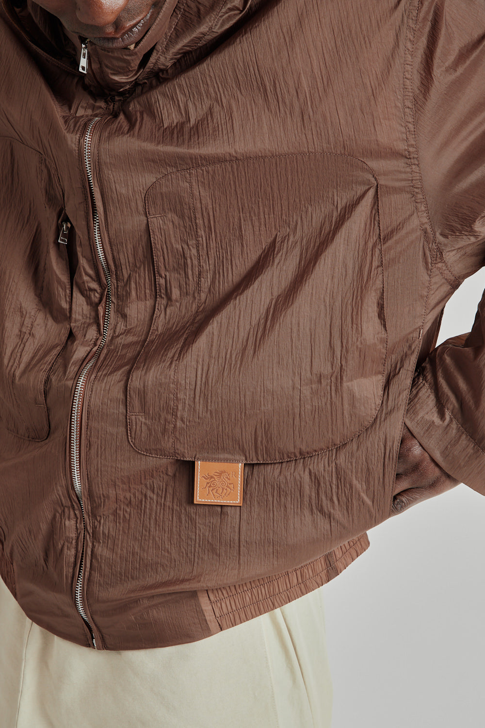 Ranra SS25 Purs Light Nylon Hoodie Jacket Monks Robe 010
