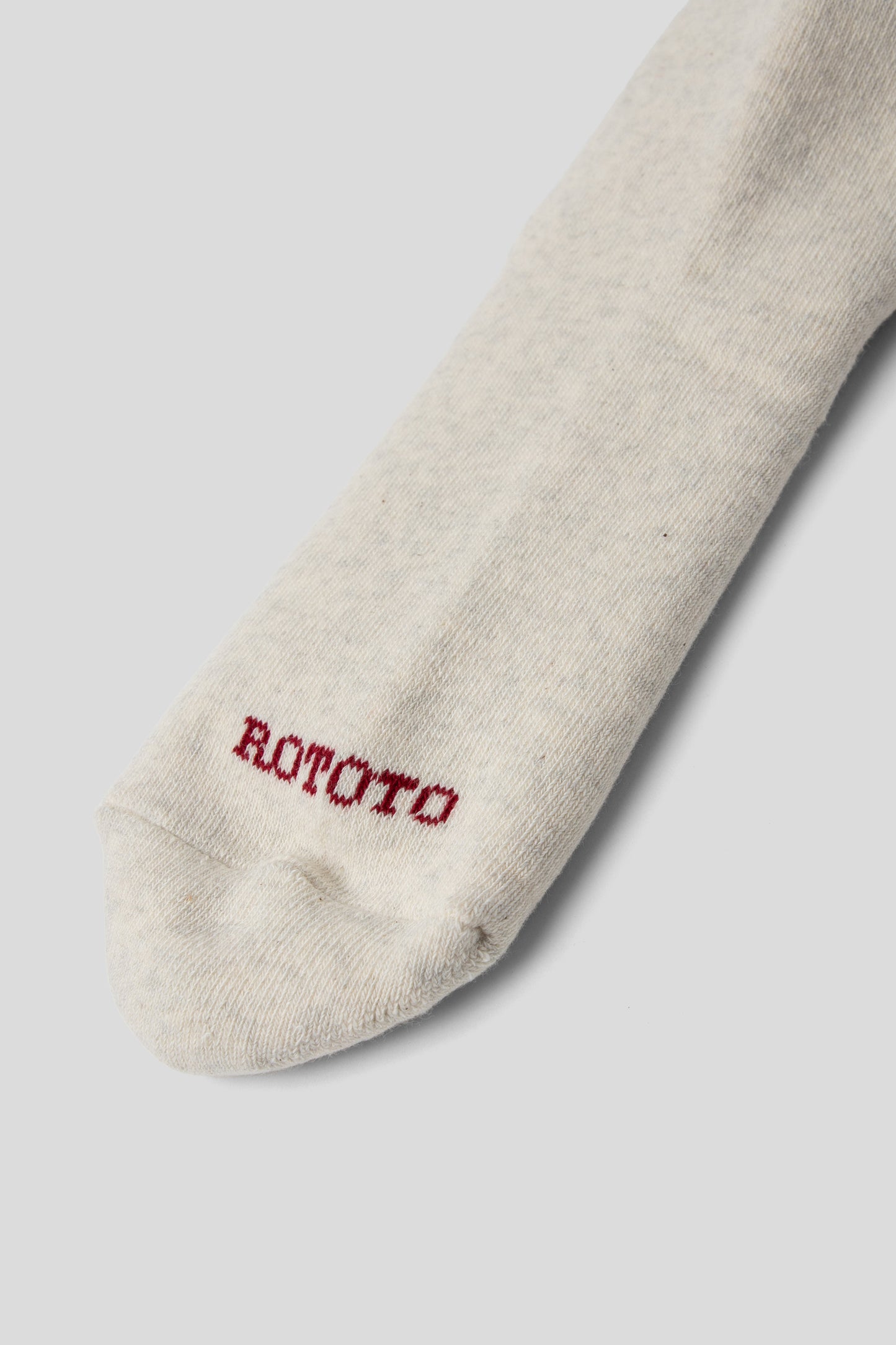 Rototo FW25 Raffy Sweat Socks R Logo D.Red 2