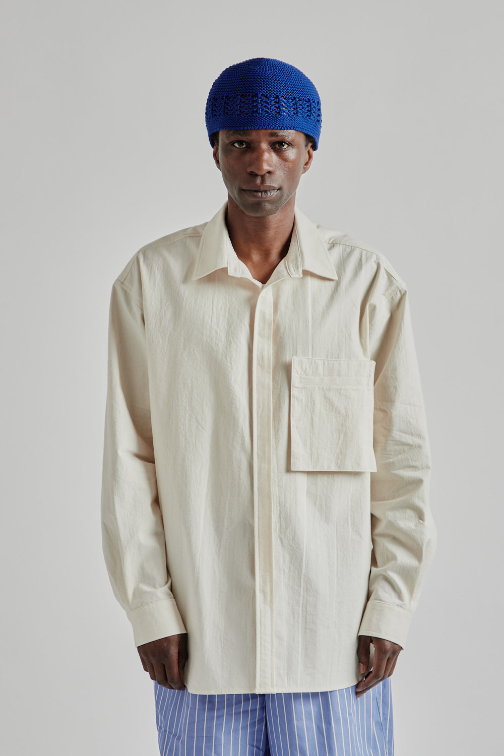 SK Manor Hill Overturn Shirt -Natural | Wallace Mercantile Shop