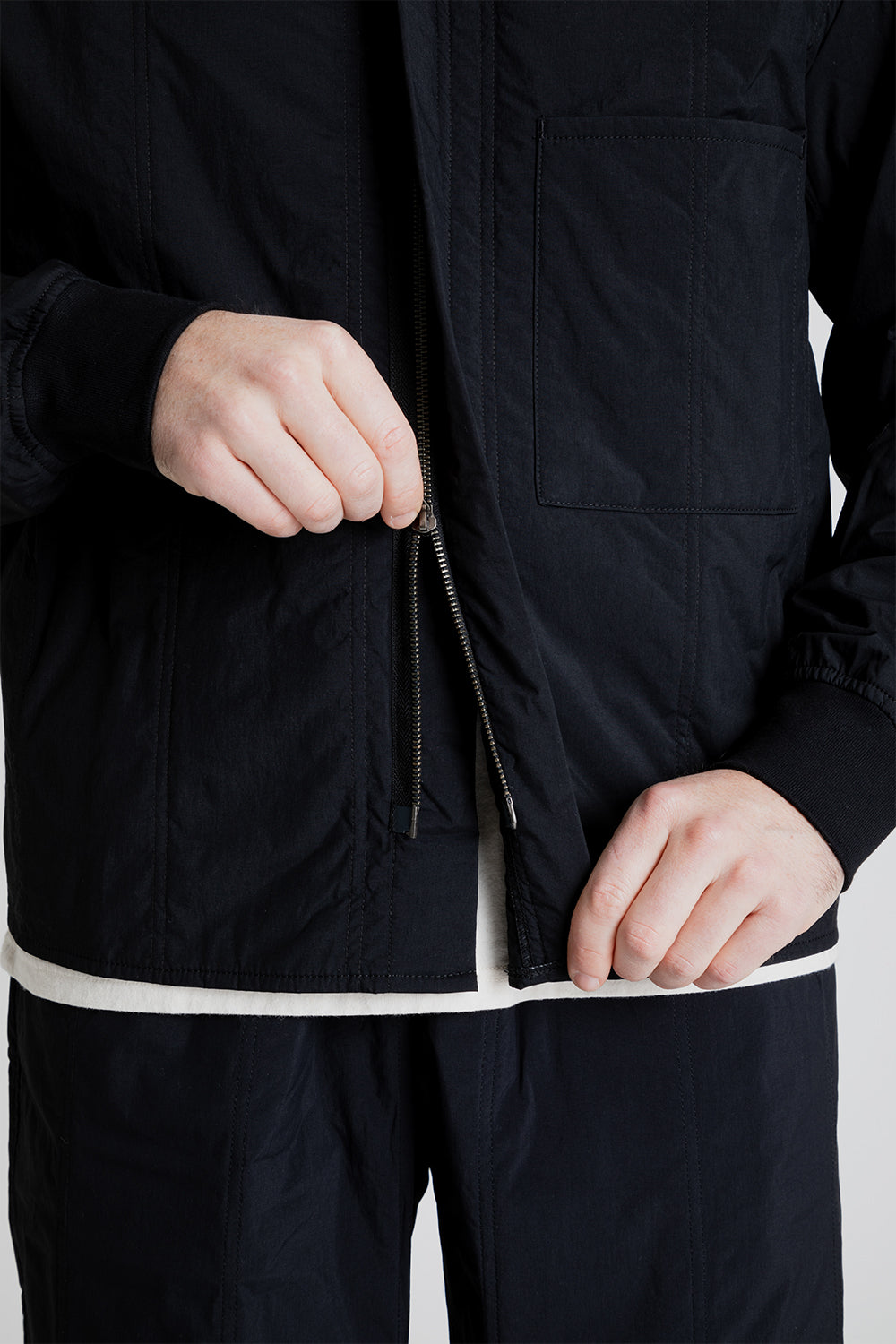 SK Manor Hill Bomber Jacket in Black