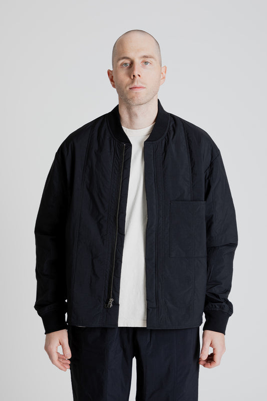 SK Manor Hill Bomber Jacket in Black