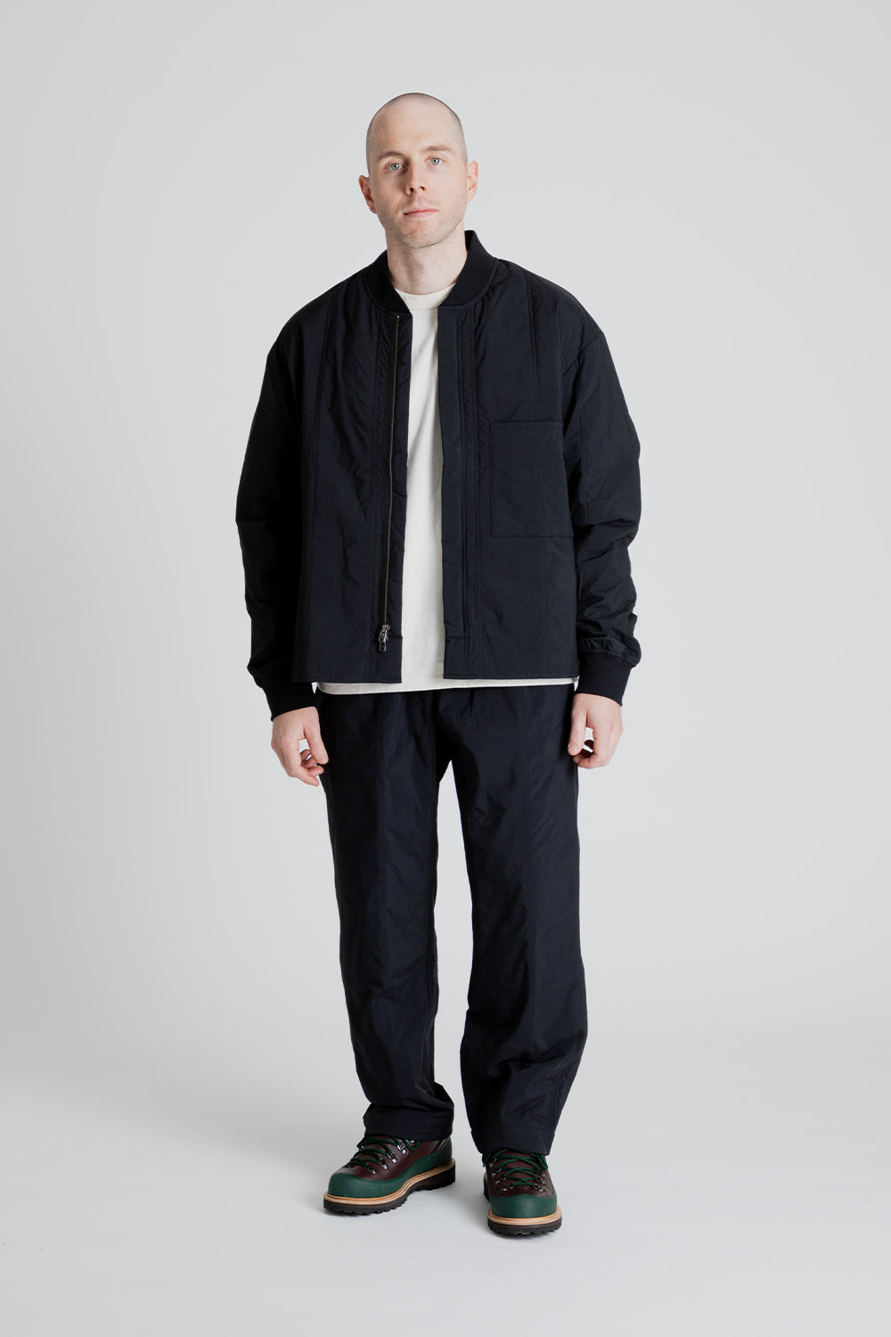 SK Manor Hill Bomber Jacket in Black
