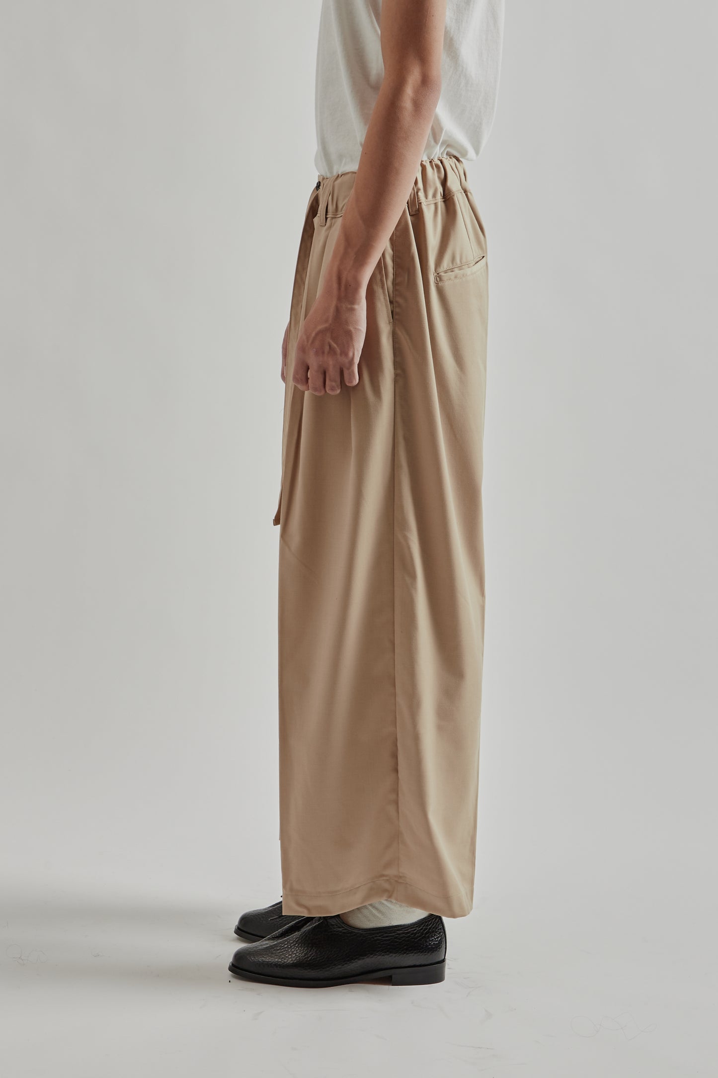Sillage FW25 Hakama Pants Beige Twill 3