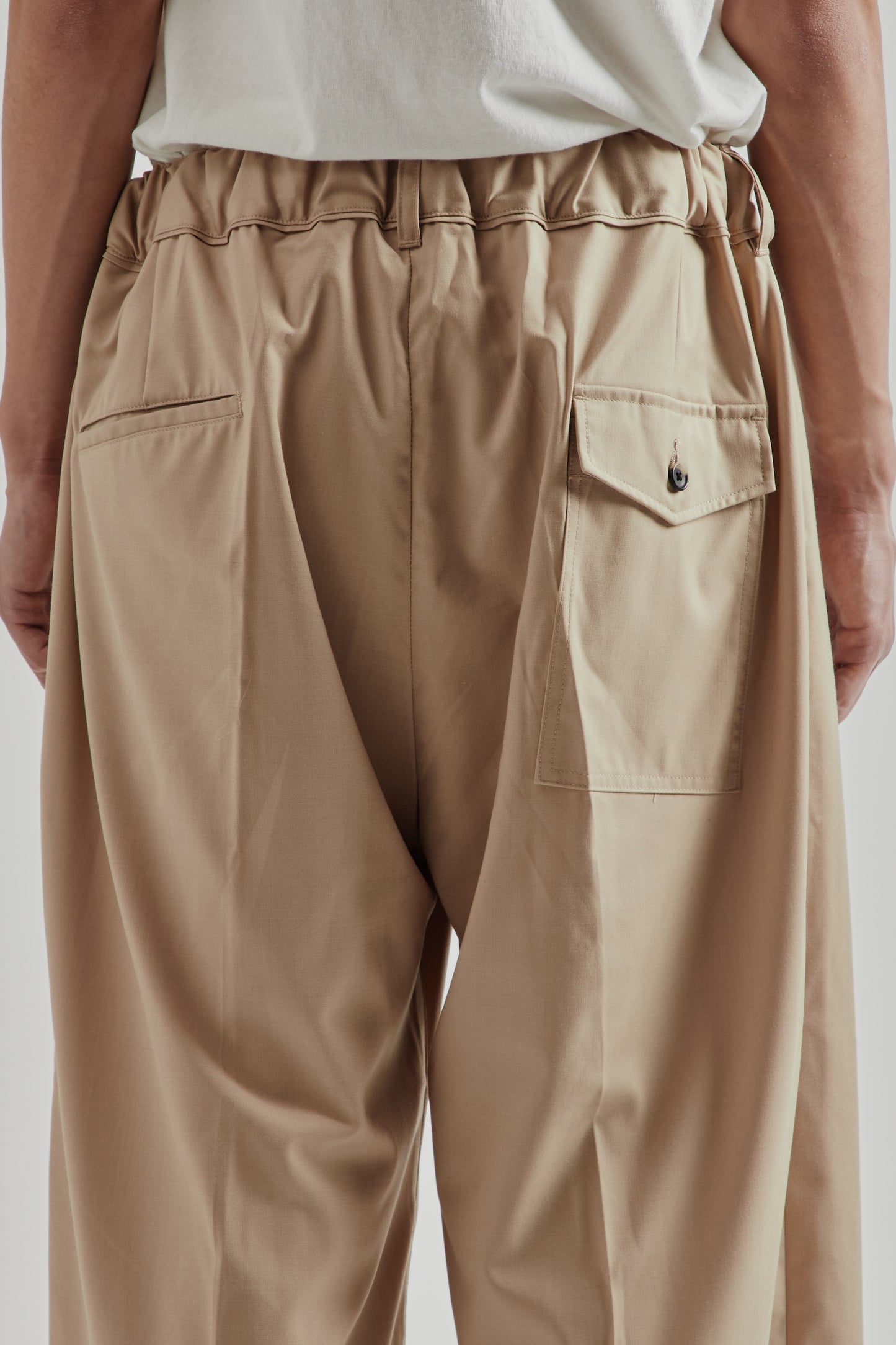 Sillage FW25 Hakama Pants Beige Twill 5