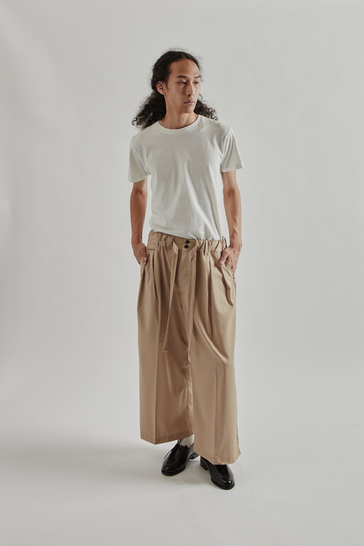 Sillage FW25 Hakama Pants Beige Twill 8