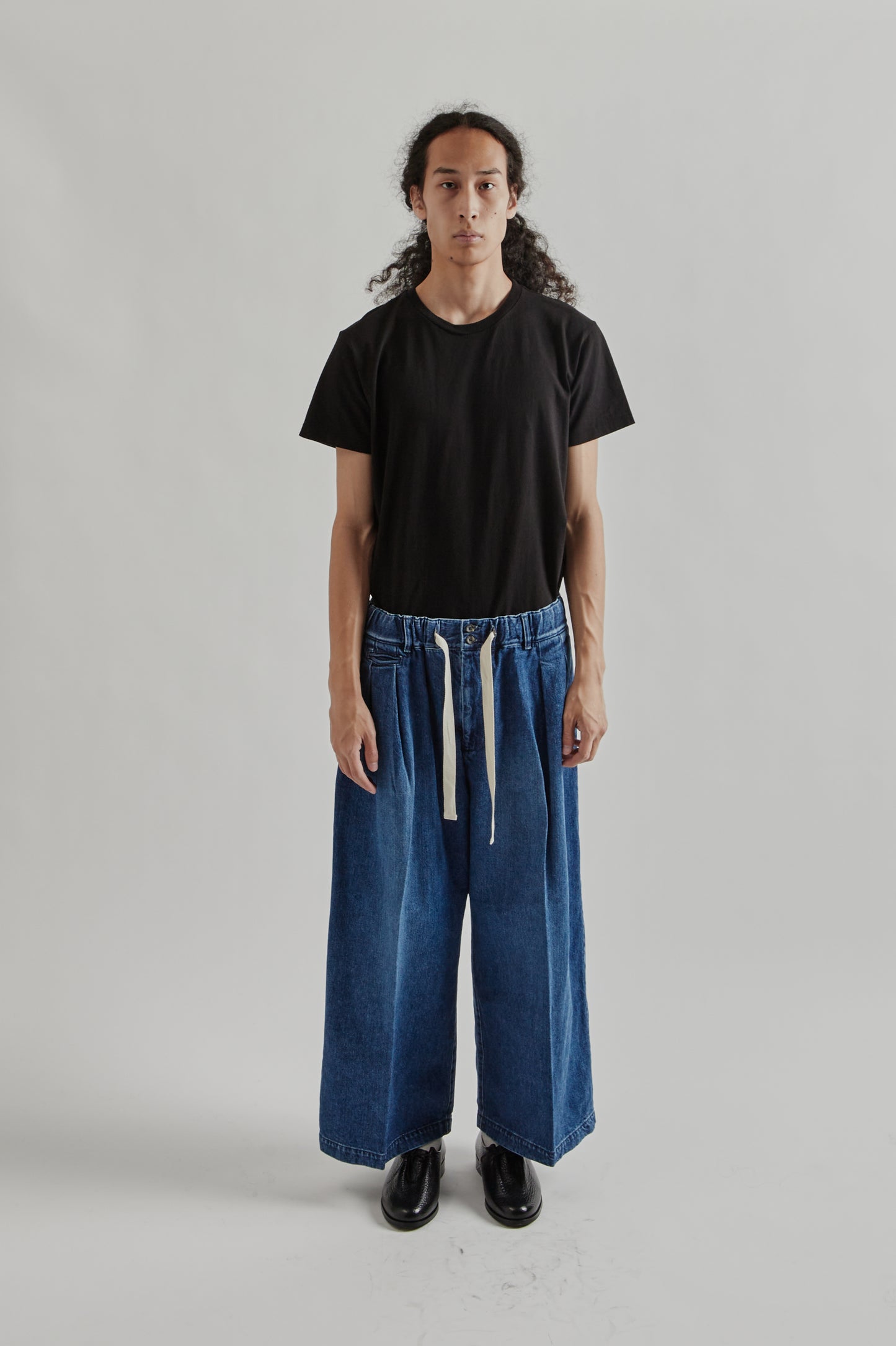 Sillage FW25 Hakama Pants Denim Damaged1