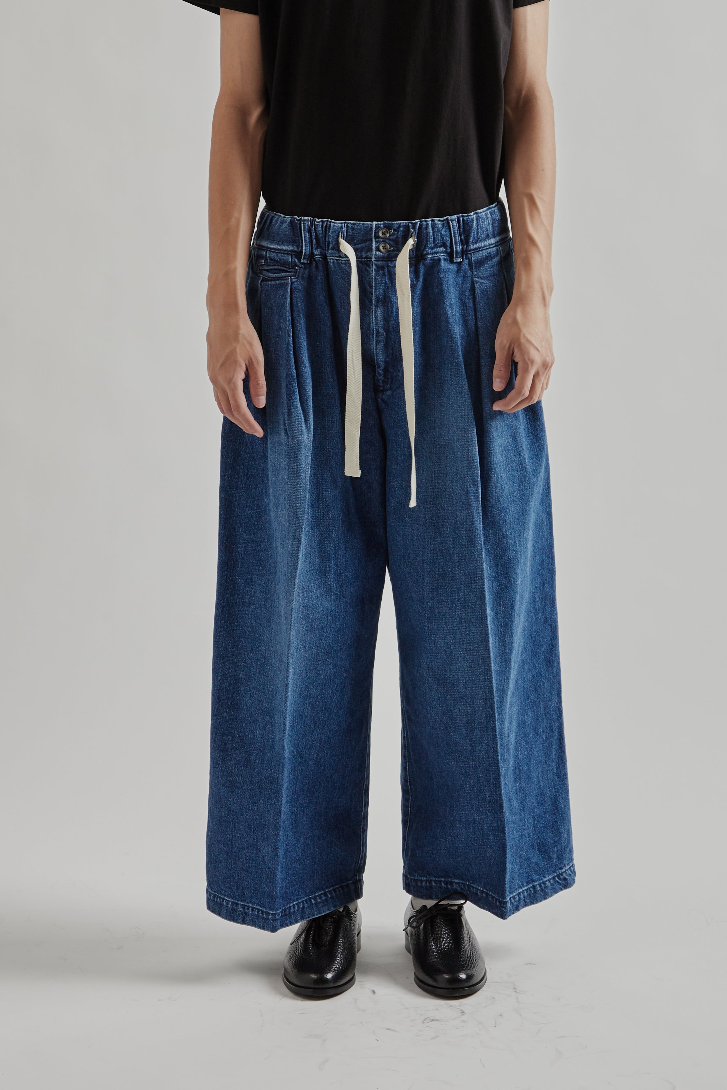 Sillage Hakama Pants - Denim Damaged | Wallace Mercantile Shop