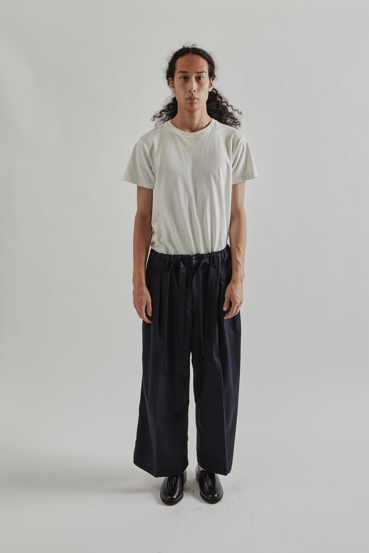 Sillage FW25 Hakama Pants Navy Twill1