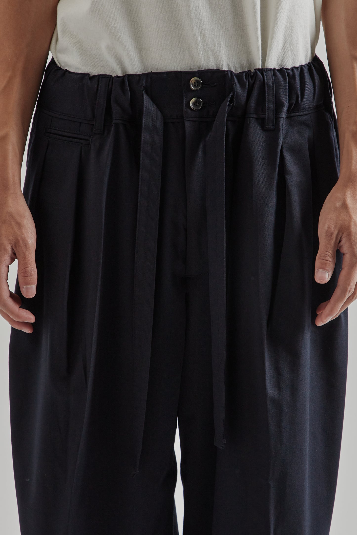 Sillage FW25 Hakama Pants Navy Twill17