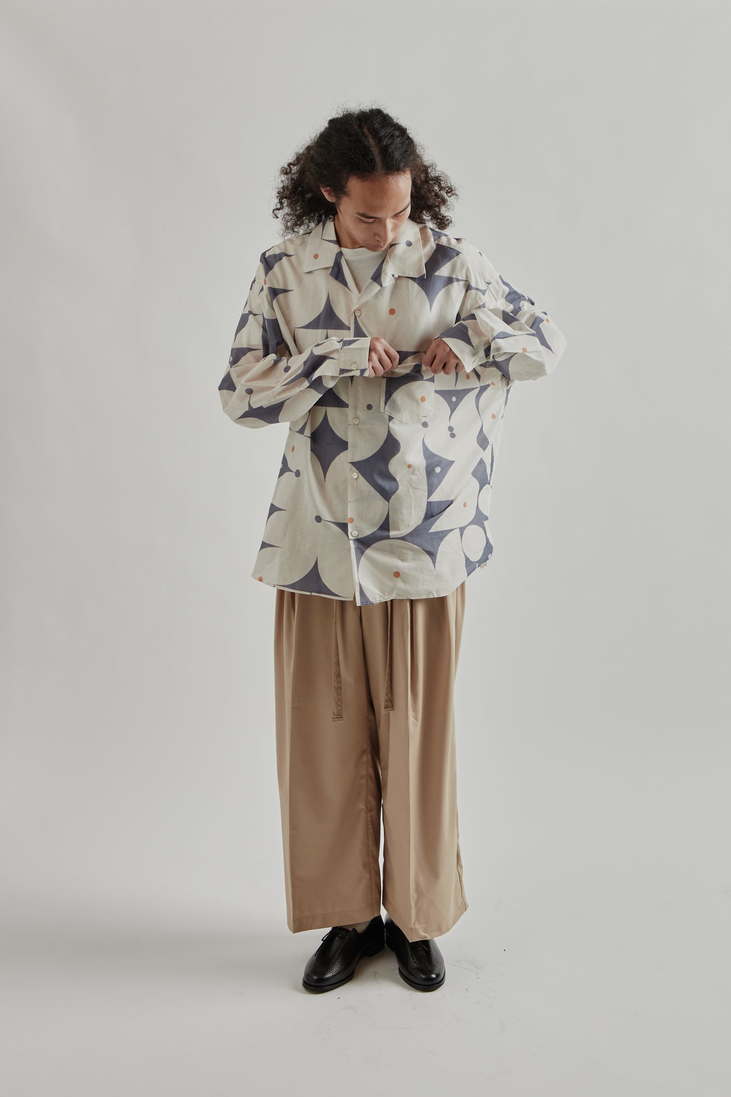 Sillage FW25 Re-Engineered Overshirt Long Sleeve Aaron Glasson Blue19
