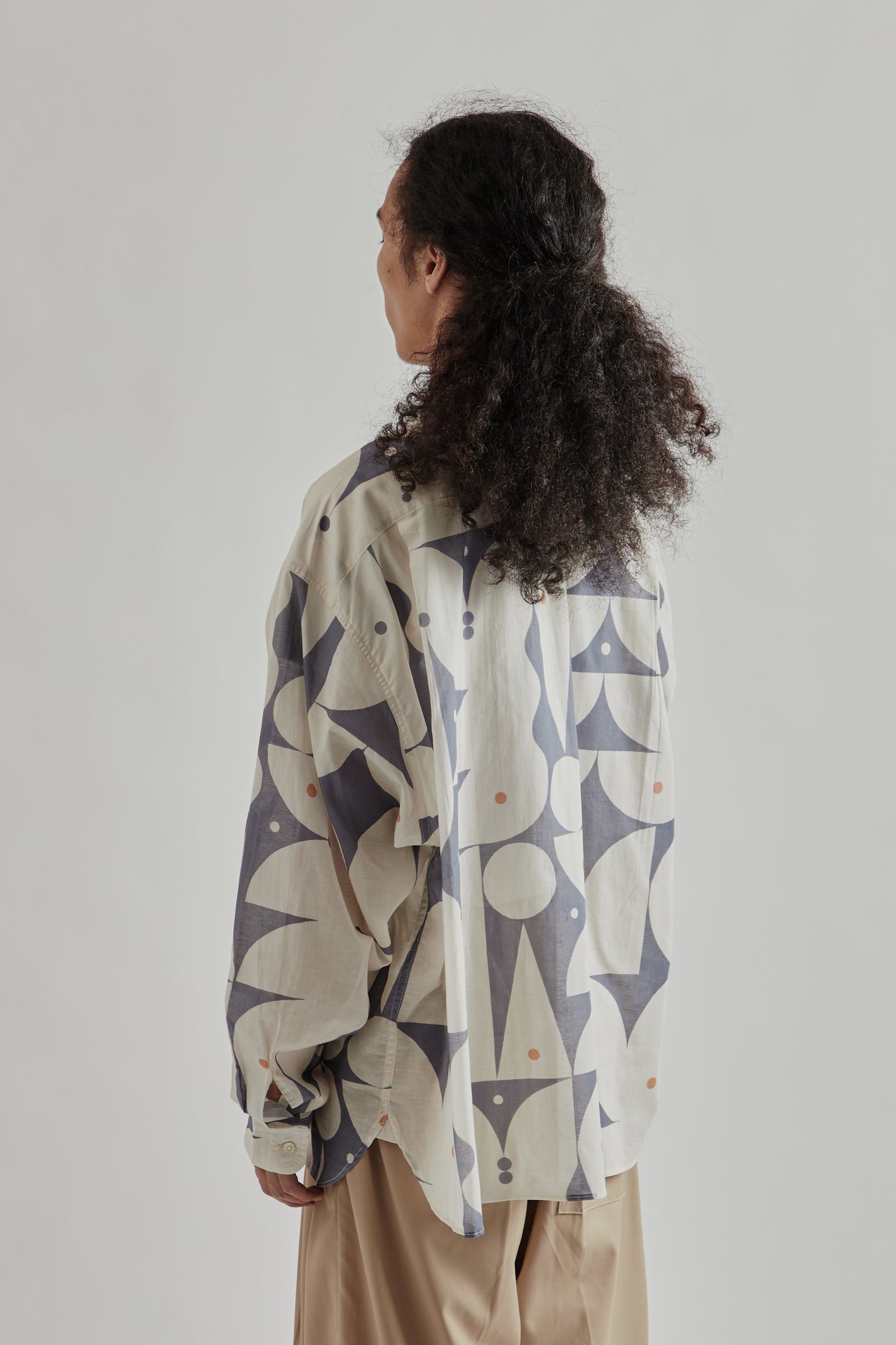 Sillage FW25 Re-Engineered Overshirt Long Sleeve Aaron Glasson Blue7