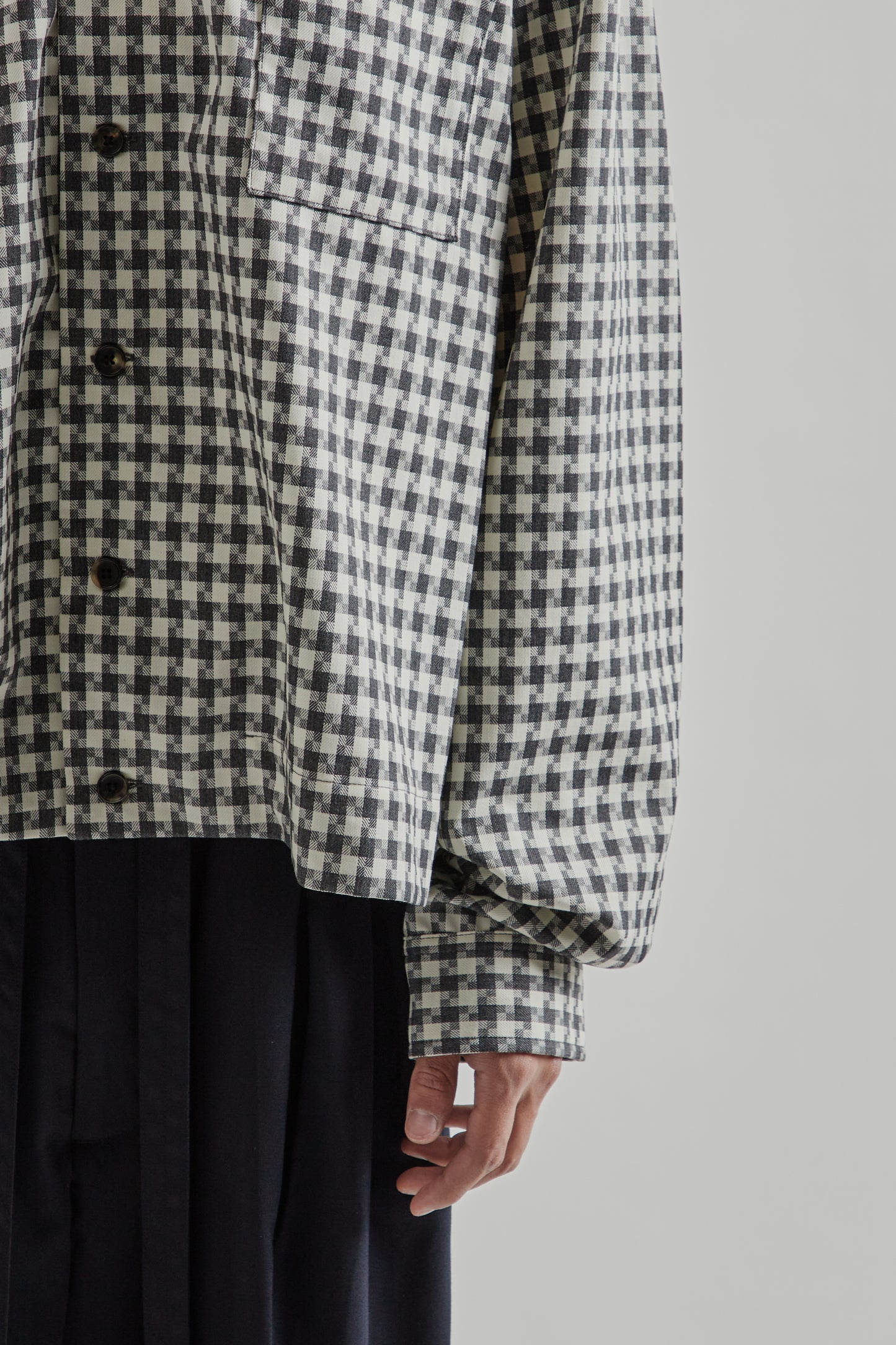 Sillage FW25 Rib Blouson Digital Plaid14