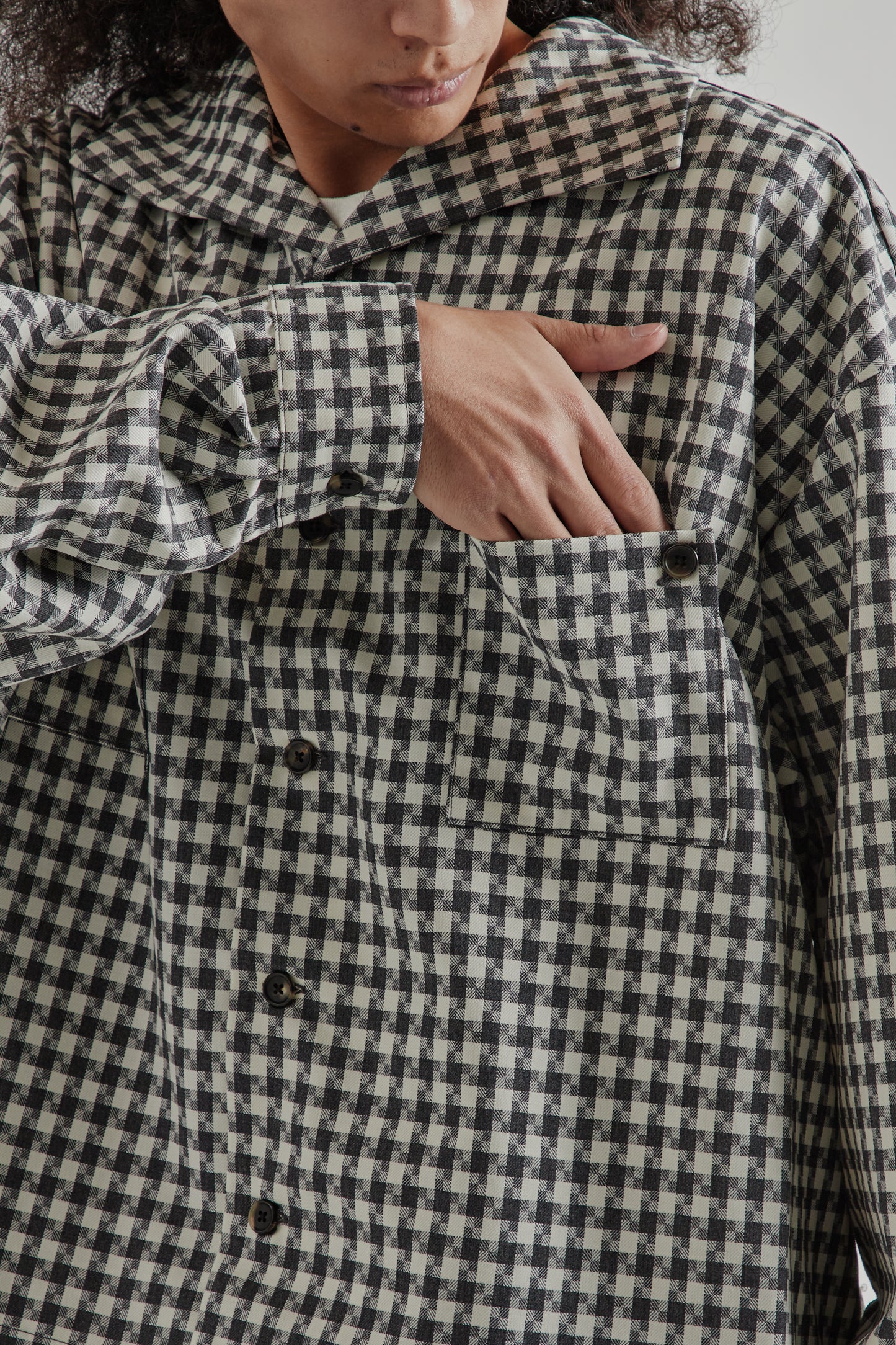 Sillage FW25 Rib Blouson Digital Plaid15