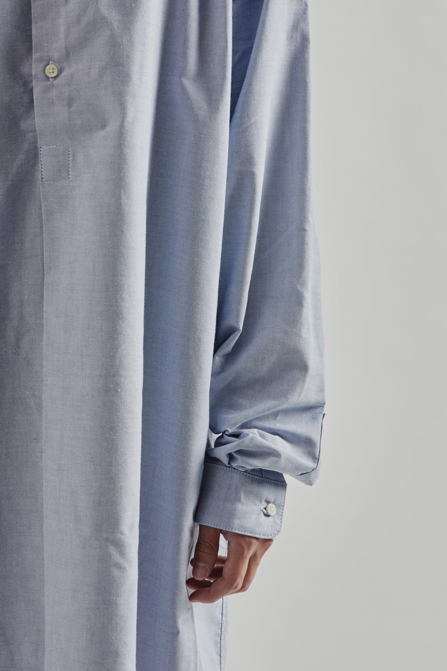 Sillage FW25 Wide Shirt Blue Popover Long14