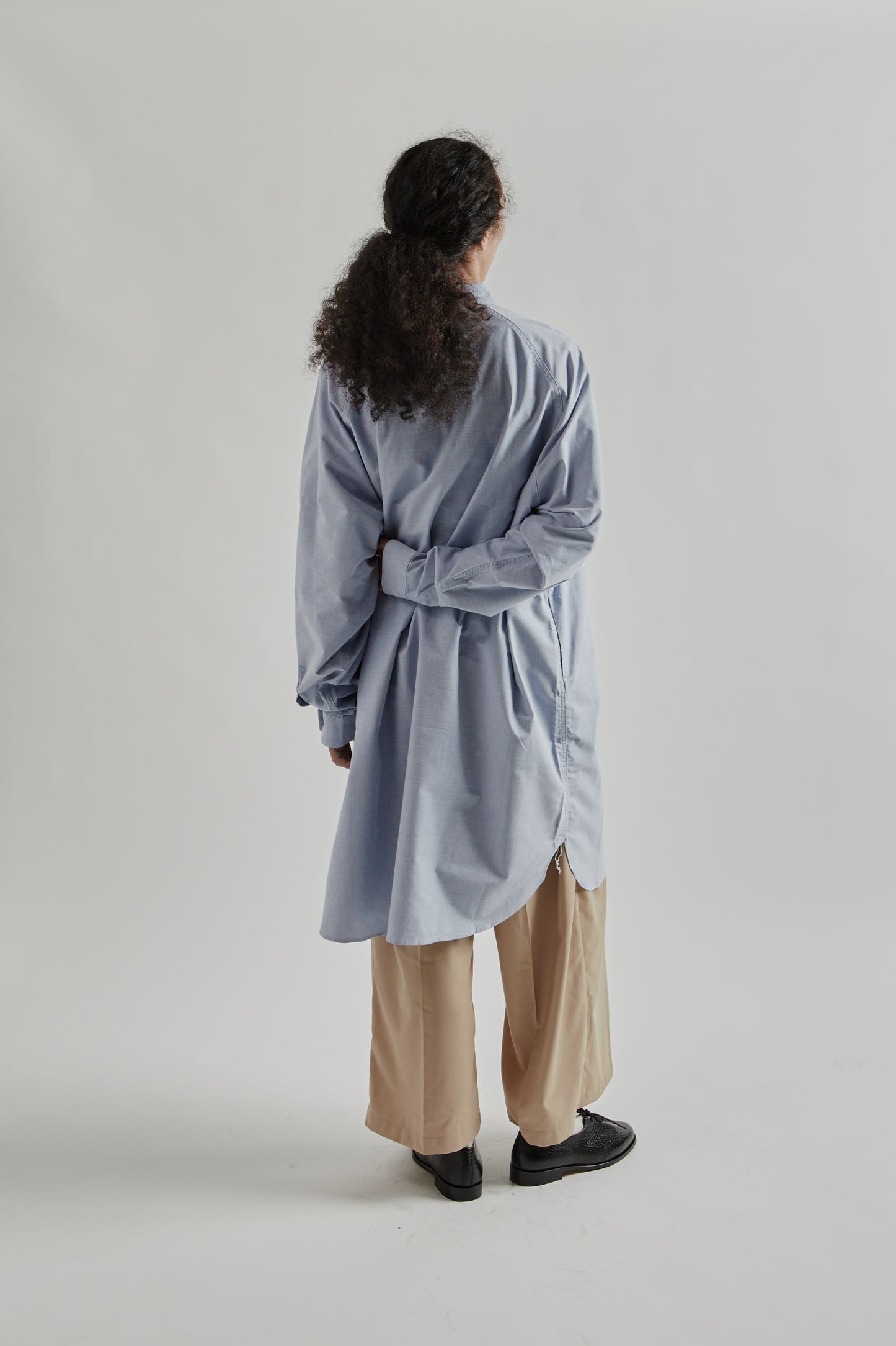 Sillage FW25 Wide Shirt Blue Popover Long19