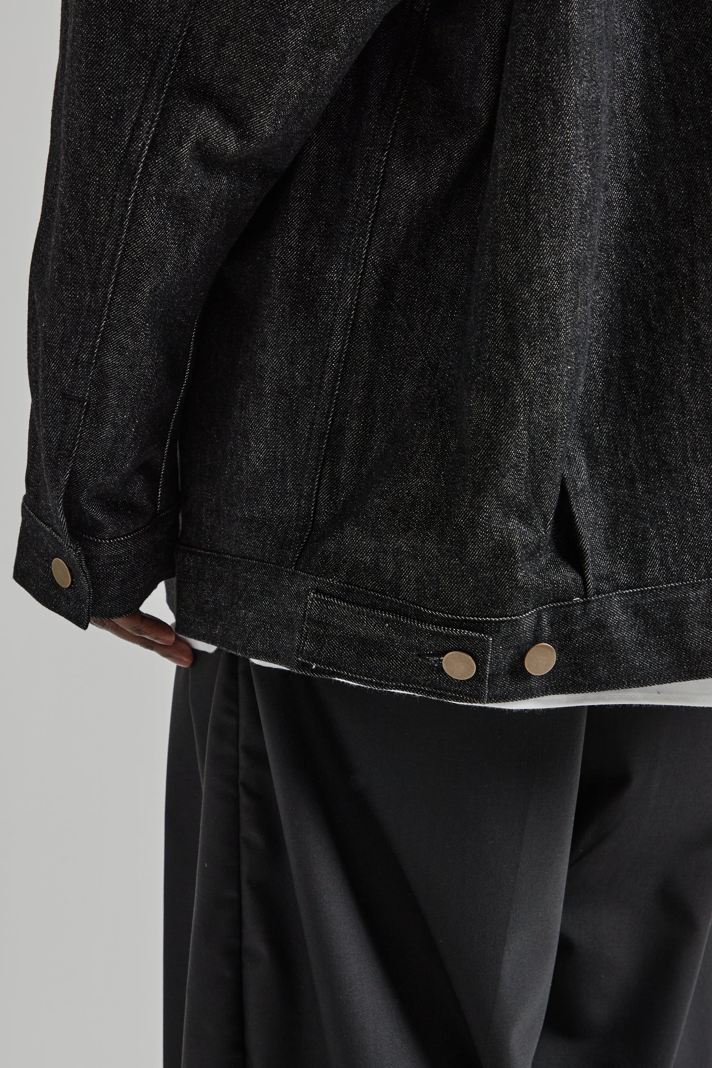 Trucker Jacket - Black Denim One Wash