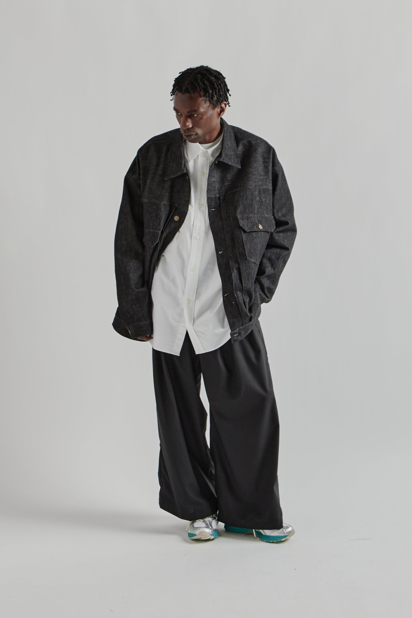 Trucker Jacket - Black Denim One Wash
