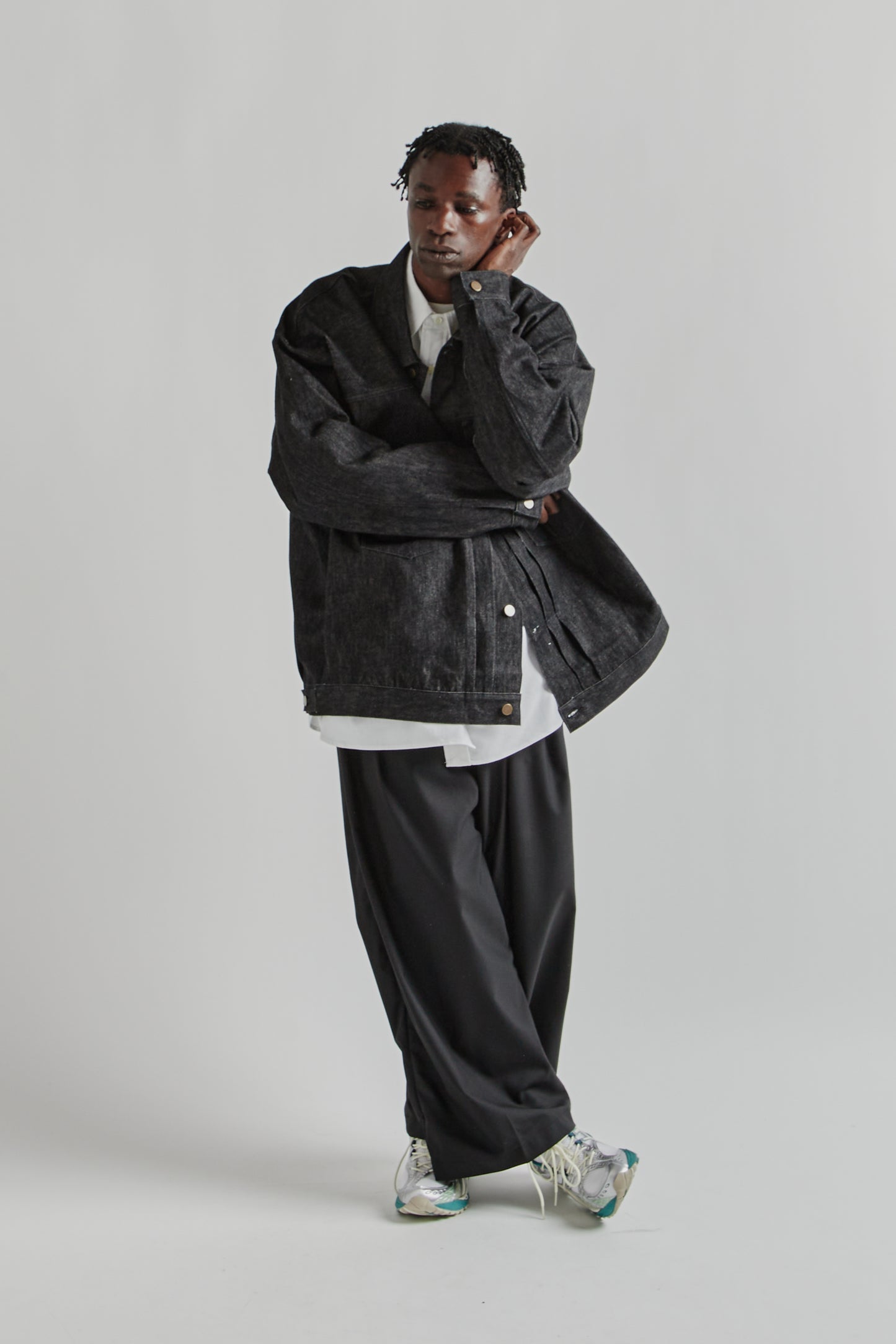 Trucker Jacket - Black Denim One Wash