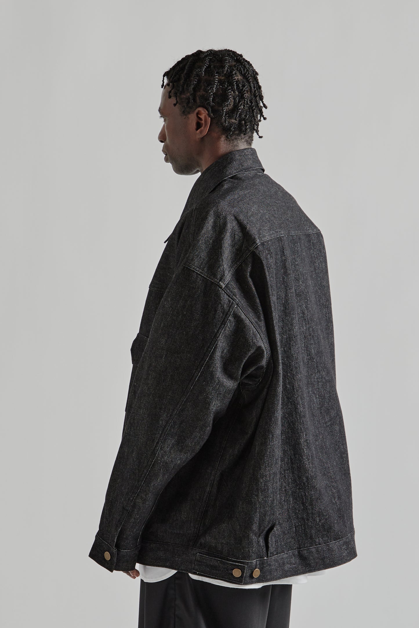 Trucker Jacket - Black Denim One Wash