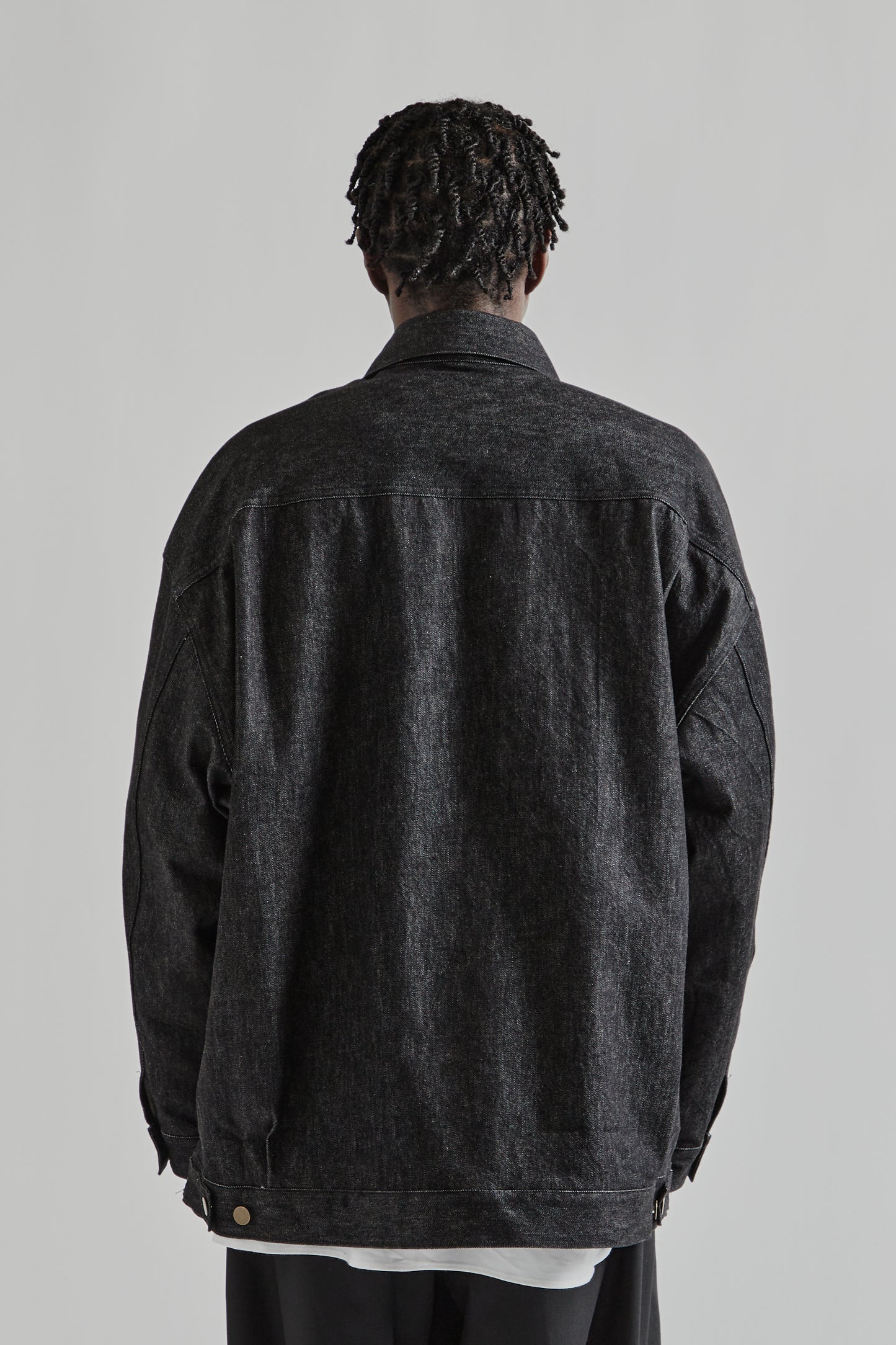 Trucker Jacket - Black Denim One Wash