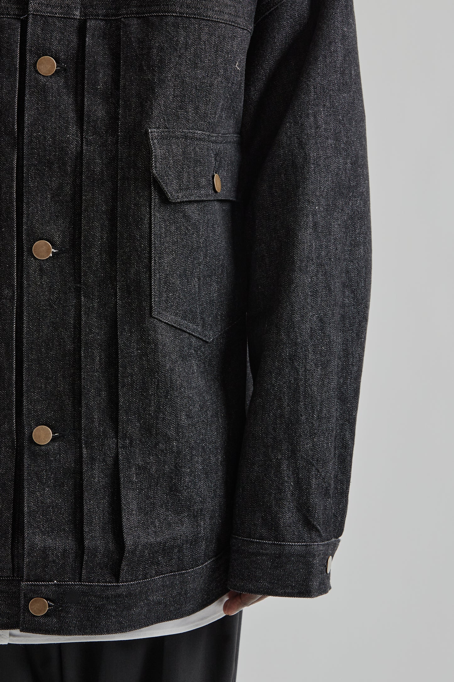 Trucker Jacket - Black Denim One Wash