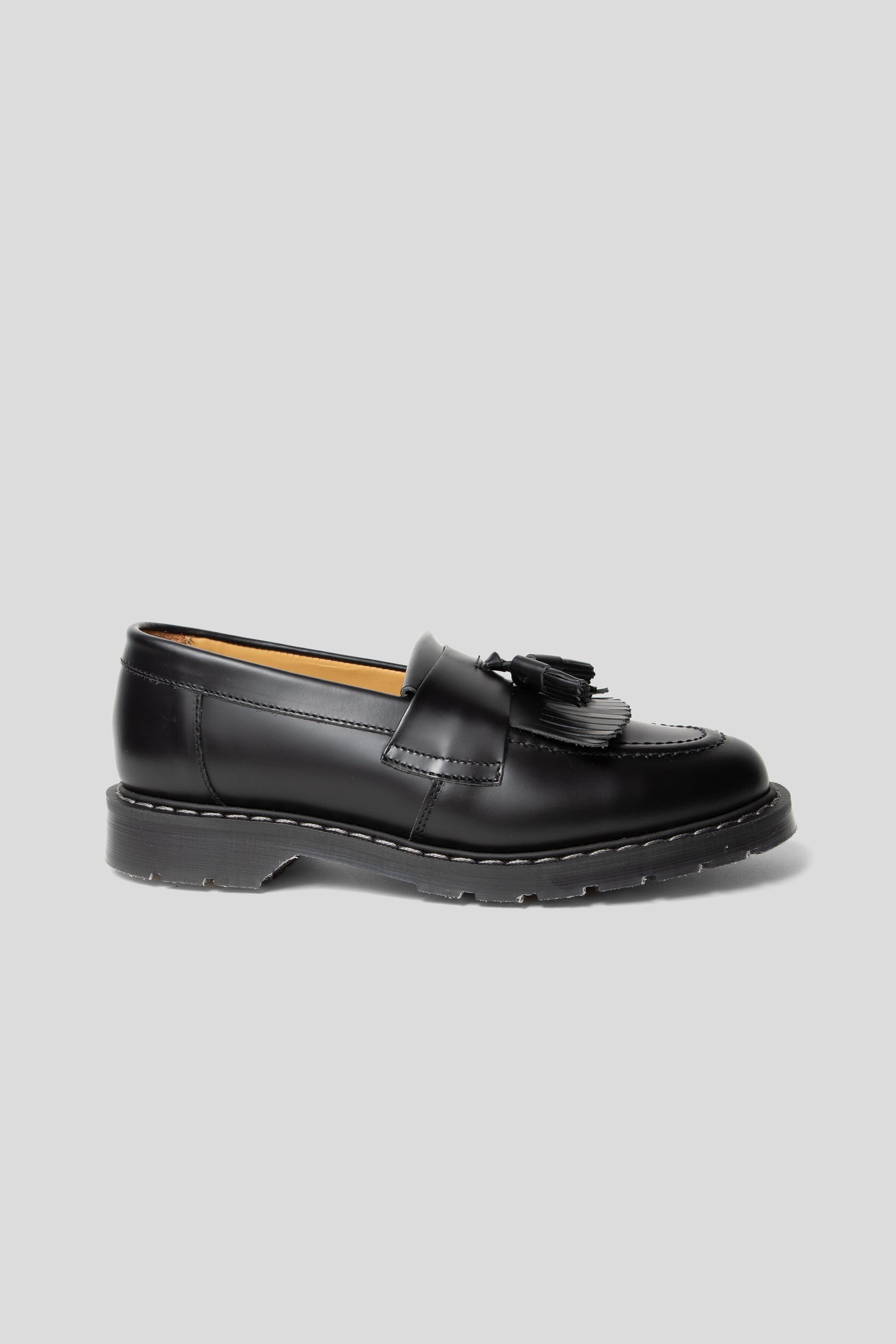 Tassel Loafer - Black Hi-Shine
