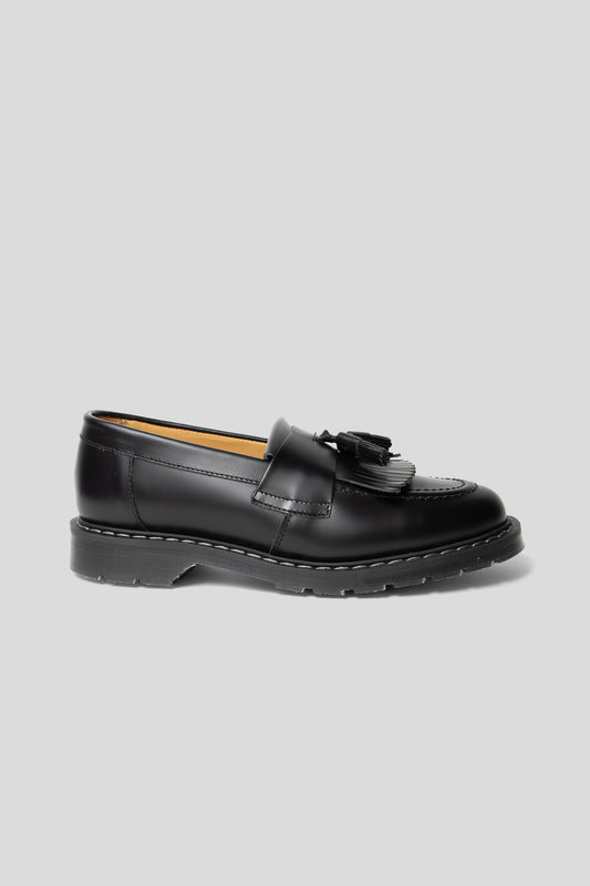 Solovair SS25 Tassel Loafer Black Hi-Shine 01